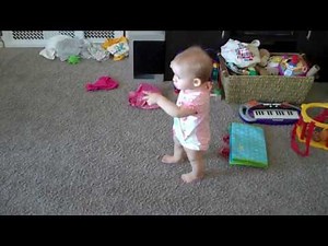 baby learning to walk