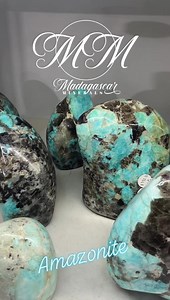Known as the “Hope” stone, the Amazonite crystal is an excellent manifestation tool. For Sales contact: Sales@Madagascarminerals.com or Call 520.882.8884 #gemshowtucson | Norcross Madagascar | Facebook