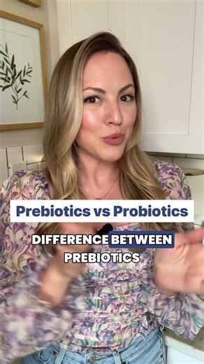 Prebiotics feed the gut. Probiotics live in it. 🧠✨ Amy Davis, RD, breaks down the difference—and why you need both every day for better digestion and immune support. #GutHealth #AmyDavisRD #PrebioticsVsProbiotics #1MDNutrition #MicrobiomeSupport | 1MD