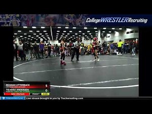 Girls 5th - 8th Grade 90-100 Reanah Utterback Southern Iowa Outlaws Vs Tiearra Andersen Nebraska W