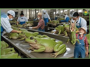 How Farmers Raise and Process Billions of Frogs for Meat - Massive Farming Documentary