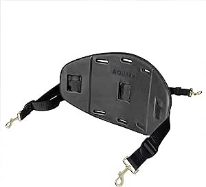 Kayak Seat Back Sit On Top Kayak Backrest Adjustable Cushioned Kayaking Support Back Pad Band