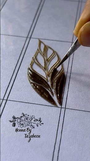 Beautiful Henna leaf 2024 #art #hennaleaf #mehndi