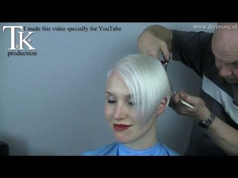 3 times asymmetrical short, sexy blonde hairstyle for Emmie! by T K