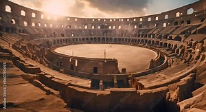 Gladiators in the Roman Colosseum A Window into Ancient Roman Entertainment and Society Concept Ancient Rome Gladiators Roman Colosseum Entertainment Society 4k