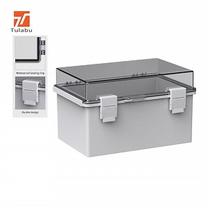 [Hot Item] Tulabu IP66 Waterproof Hinged Plastic Electrical Enclosure 400X300X170mm Outdoor Junction Box Distribution Box