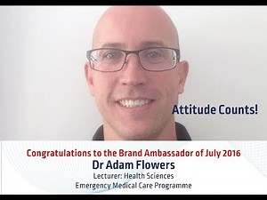 Dr Adam Flowers: BAM July 2016