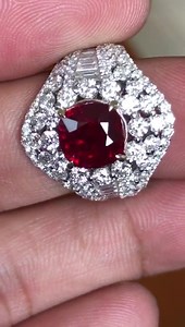 5K views · 352 reactions | 3.05 ct. Natural, Unheated, Pigeon Blood Vivid Red Burmese Ruby  Tot.: 120,000 USD | I Love Jewelry | Facebook