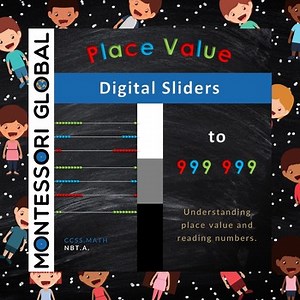 Montessori | Place Value to 999 999 - Digital Slider PowerPoint Presentation