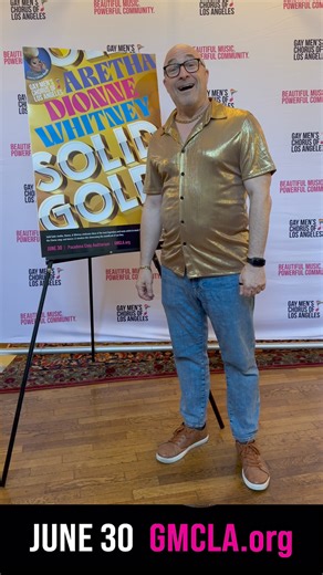 #GMCLA Baritone Lawrence Weisberg, a cherished member since 2022, reveals what he loves most about the music featured in this year’s #PRIDE concert. Join us on June 30th at The Pasadena Civic for #SOLIDGOLD.✨ Only 2 weeks left! Get your tickets at gmcla.org/solidgold  睊  | GMCLA - Gay Men's Chorus of Los Angeles | Facebook