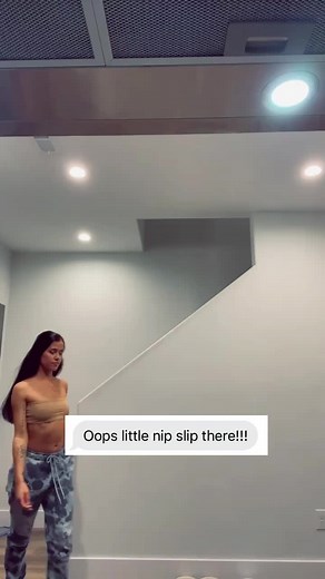 Unintentional Nip Slip Mishap Caught on Camera