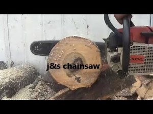 Ported Stihl 028 super test cuts rebuilt and ported