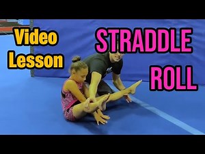 How to do a STRADDLE ROLL! MGA Gymnastics