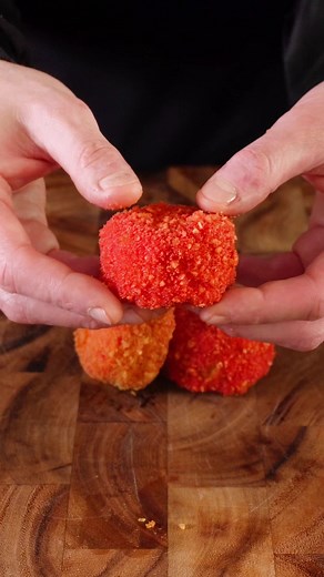 Have you tried Hot Cheetos Jalapeño Cheddar Macaroni Bites? #hotcheetos #cheetoschallenge #jalepeno #macaroniandcheese #snackideas #reels | Josh Elkin