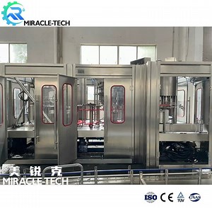 [Hot Item] Automatic Pet Glass Bottling Packing/Aerated Fruit Juice / Plant Pure Drinking Mineral Water Filling Machine