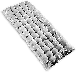 Zento Camping Cot Mattress Foam Pad for Adults – Thick Soft Ultra Comfort Sleeping Pad for Traveling Hiking Outdoor or Indoor Use – Lightweight Easy to Carry Foldable Waterproof Adult Cot Mattress