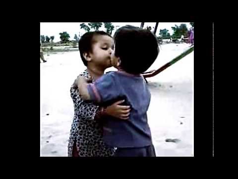 small kids kissing with each other new viral video -friends must watch at least once/only fun