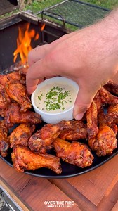 Best chicken wings | Over The Fire Cooking by Derek Wolf