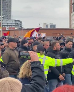 2.3K views · 32 reactions | Roma away at Leicester #roma #asroma #leicester #ultras #hooligans | Riot With Style | Facebook