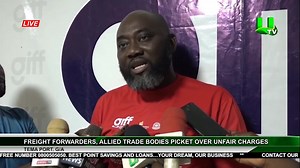 1.1K views · 20 reactions | Freight Forwarders, Allied Trade Bodies Picket Over Unfair Charges #UTVNews | UTV Ghana | Facebook