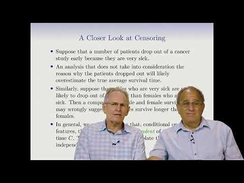 Statistical Learning: 11.1 Introduction to Survival Data and Censoring