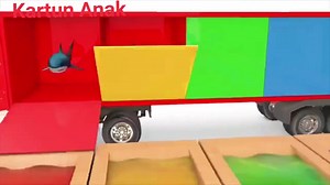 Hewan Hiu Berenang warna warni | Kartun Anak Seru