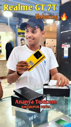 Realme GT 7T Unboxing 🔥 . Ananya Telecom @ananya_telecom Khusrupur, Patna, Bihar - 803202 . . Contact Number - 7779999458 . . Video Editor - @abhize . . . . #Ananyatelecom #SmartphoneDeals #FreeGifts #MobilePhoneOffers #TechDeals #GadgetLovers #SmartphoneLovers #FreeStuff #GiftWithPurchase #trending | Ananya Telecom