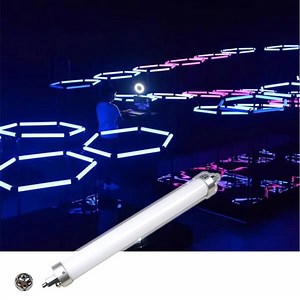 [Hot Item] DMX Pixel Tube Light 360 Degree DMX RGB LED Pixel Standing Tubes Ethernet Tunnel Tube Light Outdoor RGB Light