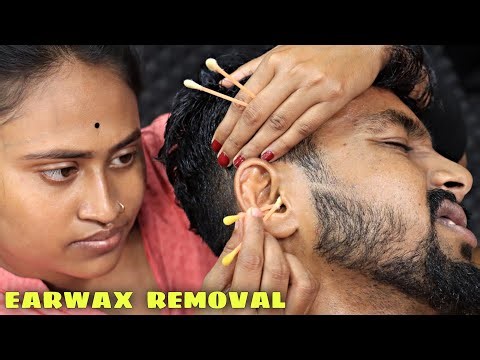 Ear Cleaning by Earbuds | Massive Earwax Removal | Ear Fingering by Barber Girl Pakhi | ASMR