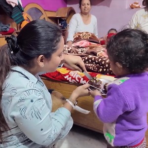 738K views · 20K reactions | Ghar par bnaya harshi or jiya ke liya donuts . . . . #donutlovers #kidsfun #homemade #kitchenrecipes #couplevlogs #familyvlog #TastyEats #priyajeetvlogs | Jeet Thakur Pranks | Facebook