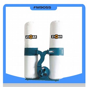 [Hot Item] ZICAR FM9055 double bag dust collector cyclon woodworking dust collection for cnc router