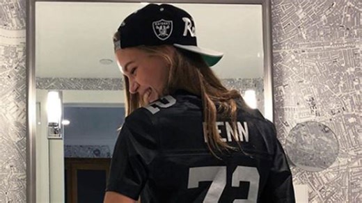 Model Josephine Skriver dubbed world's sexiest NFL fan after NSFW jersey picture