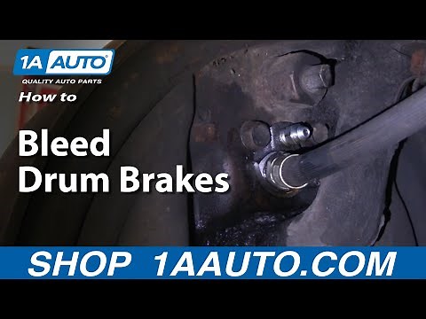 How To Bleed Drum Brakes on your Car
