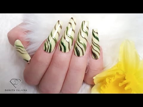 Abstract Nail Art compilation. Chrome line work nail art. Nails trends 2021