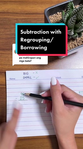 Subtraction with Regrouping/Borrowing Tutorial