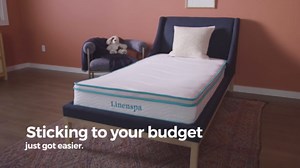 Linenspa 10 Inch Memory Foam and Spring Hybrid Mattress - Perfect for RV Trailer & Camper - Medium Feel - Cooling & Conforming Support - Quality Comfort - Breathable - Bed in a Box - Short Queen Size