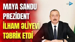 Maya Sandu Prezident İlham Əliyevə zəng edib: nələr müzakirə edildi? #AZTV #aztvxeber #sonxəbər | AZTV