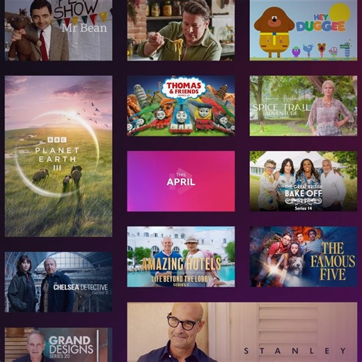 Get ready for an exciting lineup of entertainment hitting your screens this April! From thrilling mysteries to wild adventures and celebrity showdowns, there's something for everyone on #BBCPlayer. | BBC Player