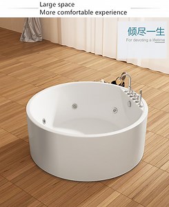 [Hot Item] Rectangular Acrylic Hot Tub Bath Whirlpool Foldable Free Standing Freestanding Bathtub Bathtubs Manufacture