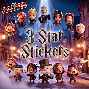 MonopolyGo 3 Sterne Sticker Harry_Potter Album - 1 Stück/Bestellung - Etsy.de