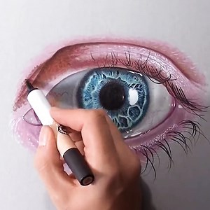 73K views · 3.1K reactions | Crazy Realistic Eye Drawing | Marcello Barenghi - Illustrator | Facebook