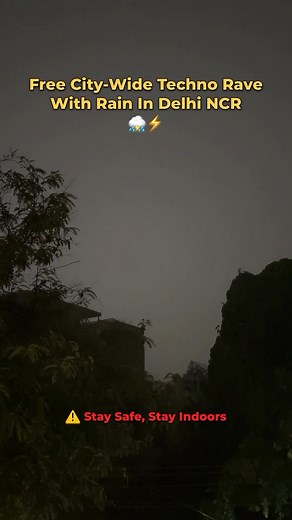 3.4K views · 11 reactions | Who all noticed the non-stop lightning? ⛈️⚡️ [Delhi Rain, Non-Stop Rain, Lightning, Delhi Monsoon, Delhi Weather, Viral, Trending, Delhi Weather Update, Delhi Explorer, #SoDelhi] | So Delhi | Facebook