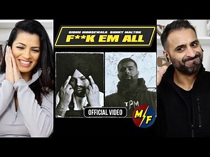 F**k Em All (Official Music Video) Sidhu Moose Wala | Sunny Malton - Reaction!