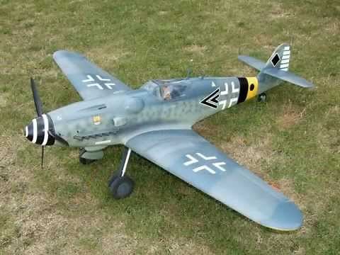 Messerschmitt Bf 109, electric powered RC model of Me 109, 2008