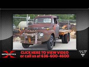 1950 Ford F-4 One-ton Flatbed Truck with Snowplow -- SOLD