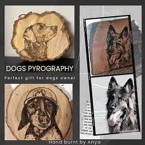 Pets Pictures Burned on Wood. Dogs Pyrography. Personalised Gifts for Pet Lovers. Wall Decor. Handmade, Not Laser Print. - Etsy