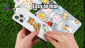 La & Li 100-Piece Vinyl Animal Waterproof Stickers for Teens - Colorful Sticker Packs, DIY Accessories for Kids & Adults - Aesthetic Decals for Laptop, Water Bottles, Skateboard, Scrapbook, & More!