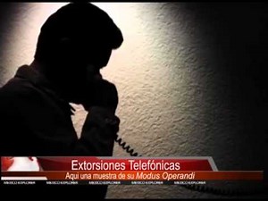 Extorsion telefonica real