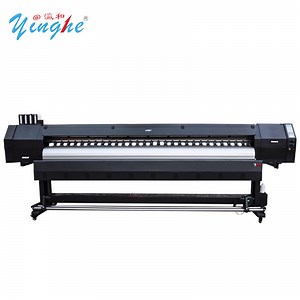 [Hot Item] Yinghe 3.2m 10FT Wide Format Digital Inkjet Roll Signs Eco Solvent Printer