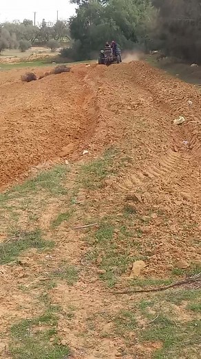 Tractor Work in Rural Fields: Preparing the Soil